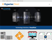 Tablet Screenshot of hypertecdirect.com